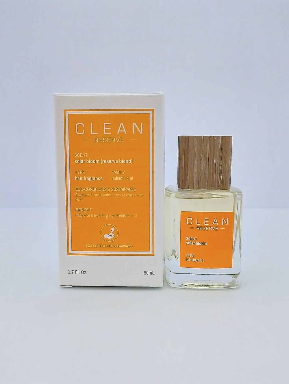 CLEAN Reserve Solar Bloom Hair Fragrance 50ml 1.7oz w/ Box Floral